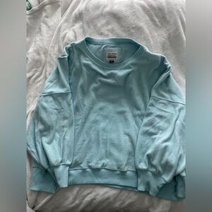 American Eagle Outfitters Light Blue Sweatshirt
